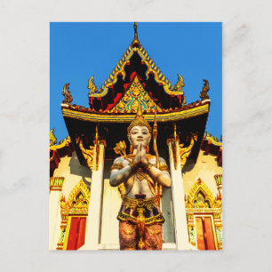 Thai Temple och Buddha 1102 Vykort