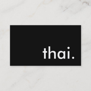 thai. visitkort