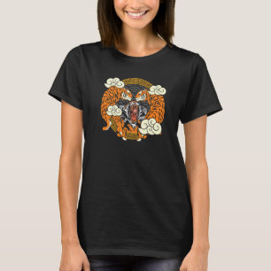 Thai Wildlife Predator Asian Culture Vild katt Ani T Shirt