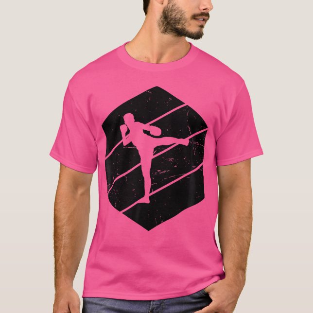 Thaibox Women's Manar Thai Boxing Thai Boxer Muay T Shirt (Framsida)