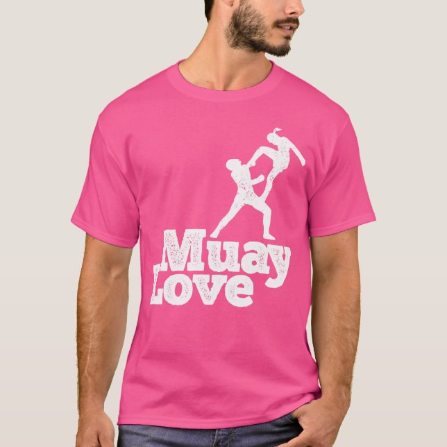 Thaiboxing Muay Thai T Shirt (Framsida)