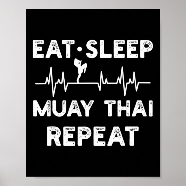 Thaiboxning Muay Thai Kickboxning _1 Poster (Framsidan)
