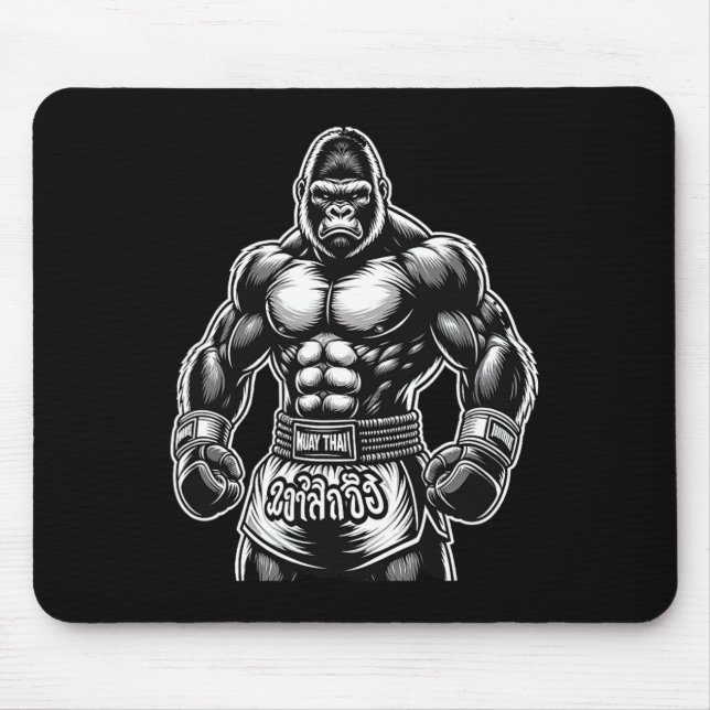 Thaiboxning Och Kickboxning - Muay Thai Gorilla  Musmatta (Framsidan)