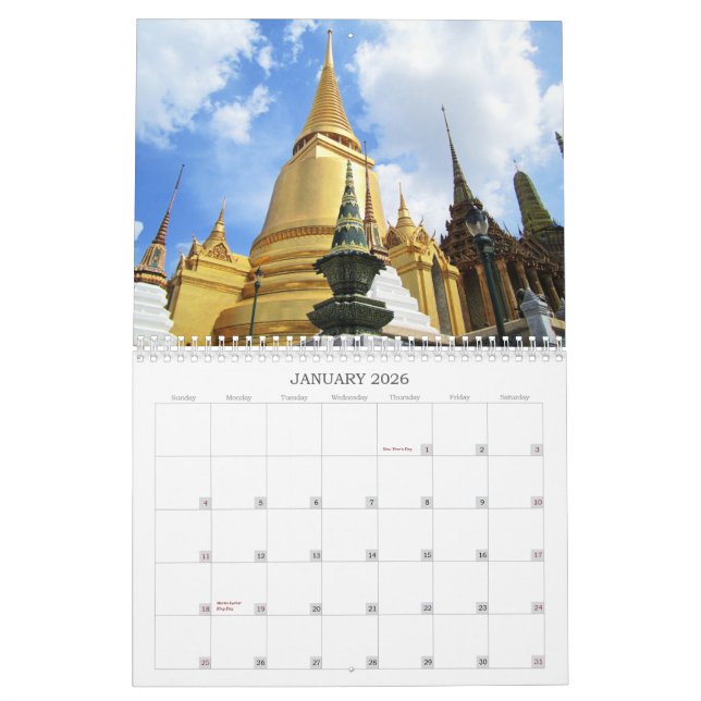Thailand 2012 kalender (Jan 2026)