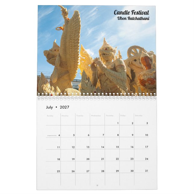 Thailand 2018 reser kalendern kalender (Jul 2027)