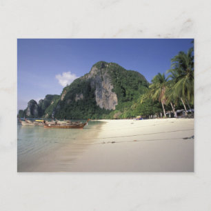 Thailand, Andaman Sea, Ko Phi Phi Island, Beach Vykort