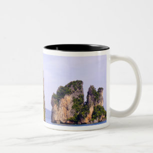 Thailand, Andamanhavet. Ao Phang Nga-öarna i 2 Två-Tonad Mugg