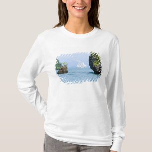 Thailand, Andamanska havet. Star Fyer klipperskepp Tee Shirt