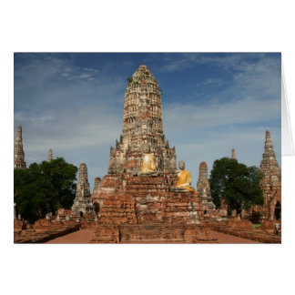 Thailand Ayutthaya Hälsningskort