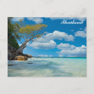 Thailand Bamboo Island Travel Photo Vykort