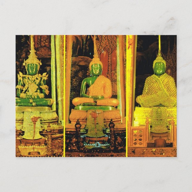 Thailand, Bangkok Emerald Buddha Vykort (Framsida)
