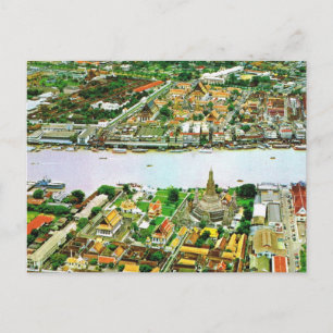 Thailand, Bangkok, floden Vykort