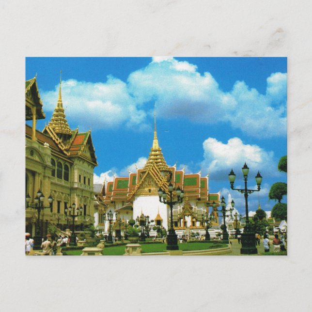 Thailand, Bangkok Grand Palace Vykort (Framsida)