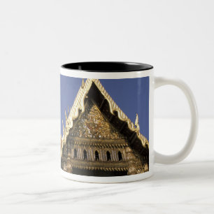 Thailand, Bangkok. Morgonsolen reflekteras bort fr Två-Tonad Mugg