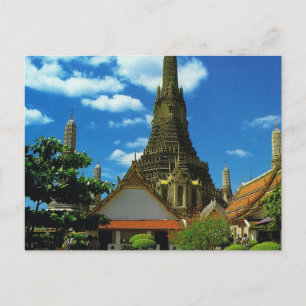 Thailand, Bangkok, Underbar Pagoda, Dawn Temple Vykort