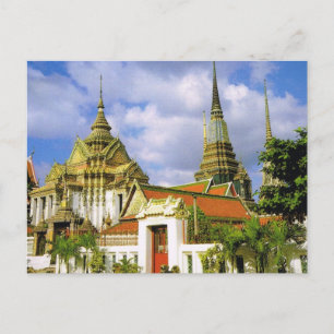 Thailand, Bangkok Wat Phra Chetuphon Vykort