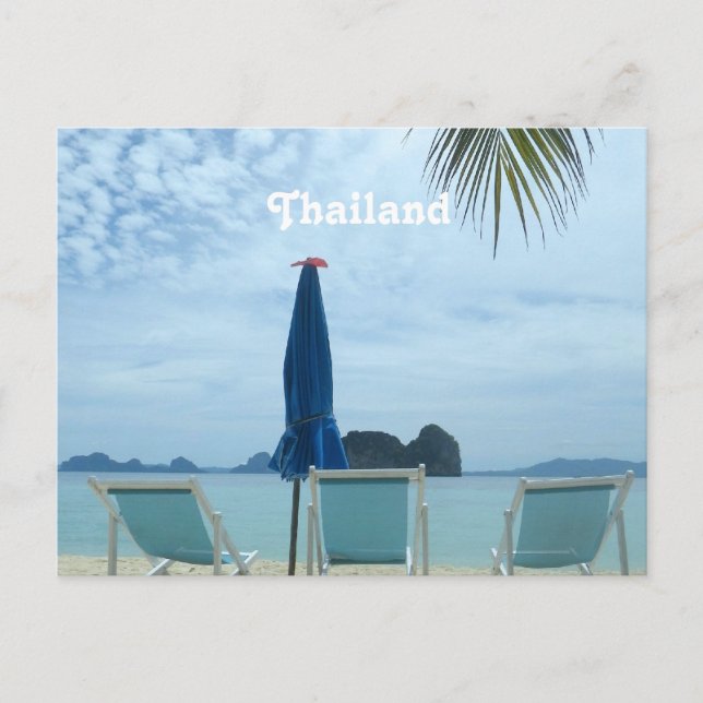 Thailand Beach Vykort (Framsida)