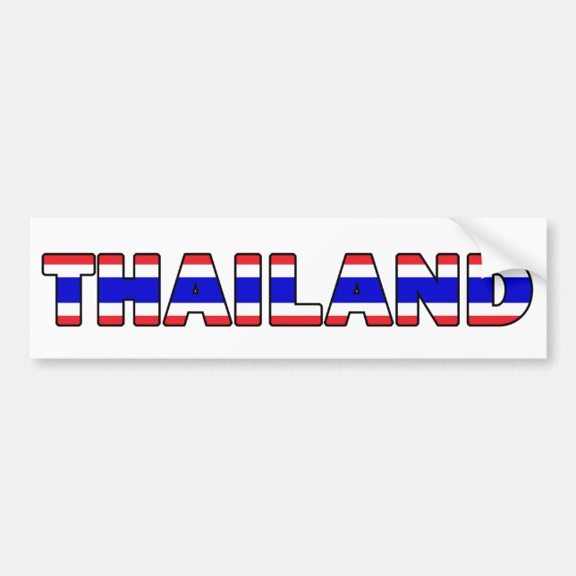 Thailand bildekal (Framsidan)