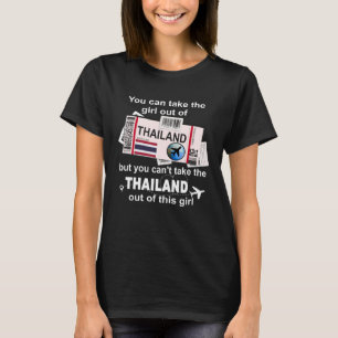 Thailand Boarding Pass Thailand Girl Thailand Thai T Shirt