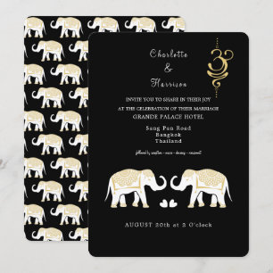 Thailand Bröllop-destination Inbjudningar