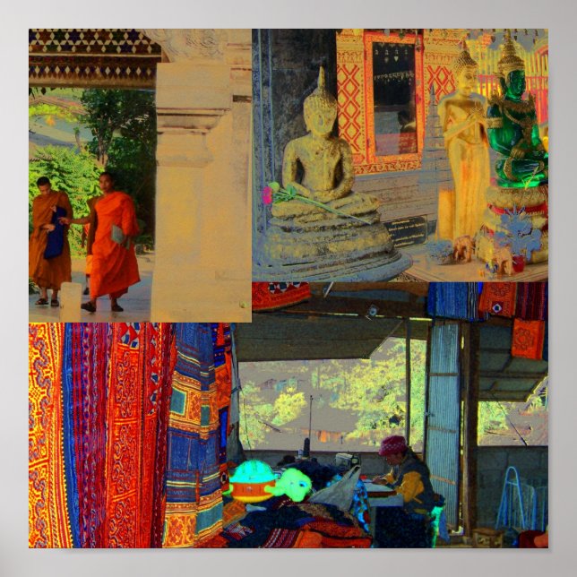 Thailand Collage Poster (Framsidan)