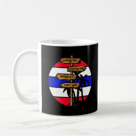 Thailand Destinationer - Bangkok Chiang Mai Phuket Kaffemugg
