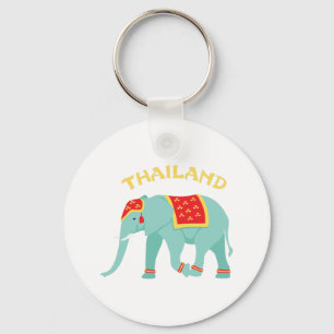 Thailand elefant nyckelring