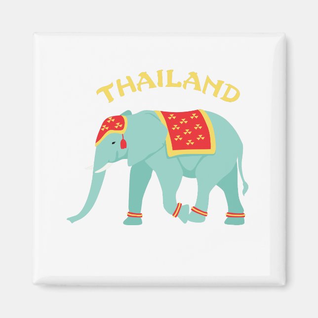 Thailand Elephant Magnet (Framsidan)