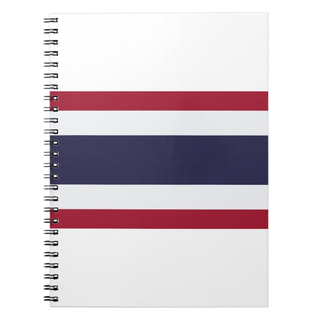 Thailand Flagga Anteckningsbok (Framsidan)