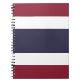 Thailand flagga anteckningsbok