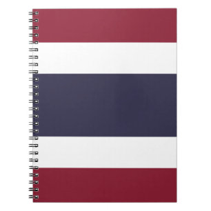 Thailand flagga anteckningsbok