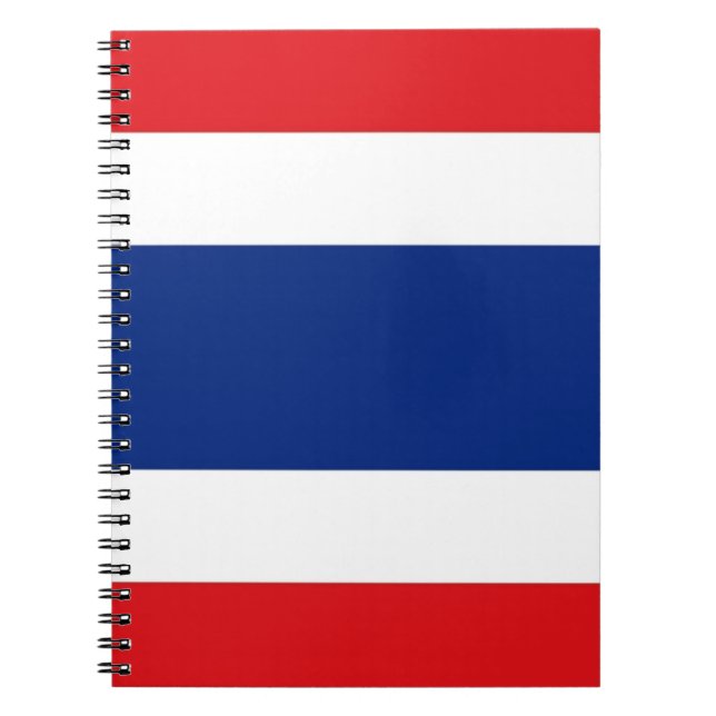 Thailand Flagga Anteckningsbok (Framsidan)