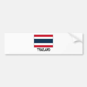 Thailand flagga bildekal