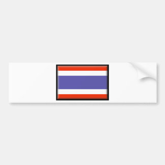 Thailand flagga bildekal