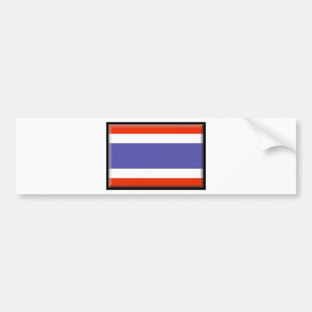 Thailand flagga bildekal (Framsidan)