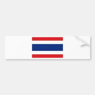 Thailand Flagga Bildekal