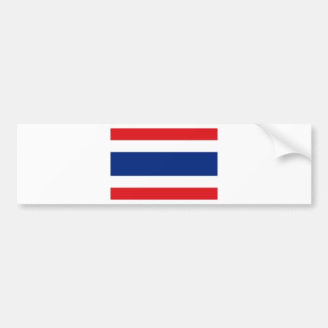 Thailand Flagga Bildekal (Framsidan)