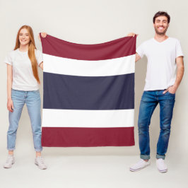 Thailand flagga fleecefilt