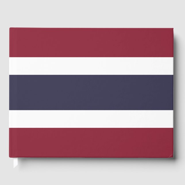 Thailand flagga gästböcker (Framsida)