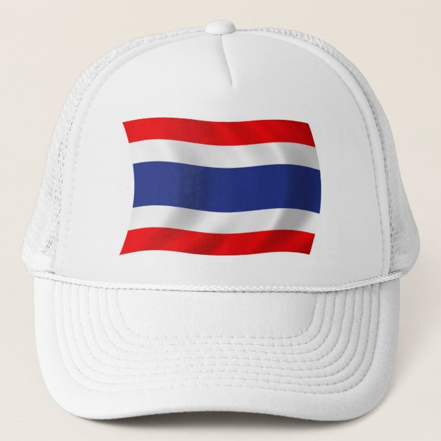 Thailand Flagga Hatt Keps (Framsida)