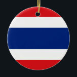 Thailand Flagga Julgransprydnad Keramik<br><div class="desc">Jag tycker om hur det ser ut,  och jag hoppas att ni också gör det! Tack för att du stannar! Du får gärna anpassa det här för att uppfylla dina behov. Ha en underbar dag!</div>