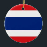 Thailand Flagga Julgransprydnad Keramik<br><div class="desc">Jag tycker om hur det ser ut, och jag hoppas att ni också gör det! Tack för att du stannar! Du får gärna anpassa det här för att uppfylla dina behov. Ha en underbar dag!</div>