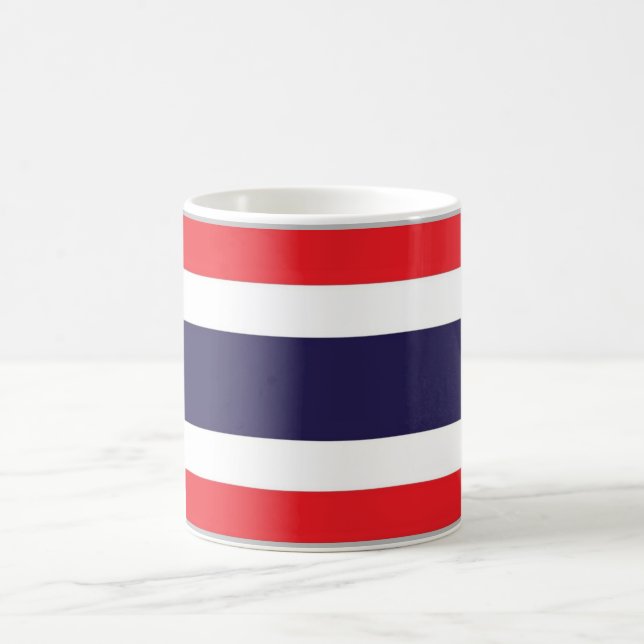 Thailand - Flagga - Kaffemugg (Center)