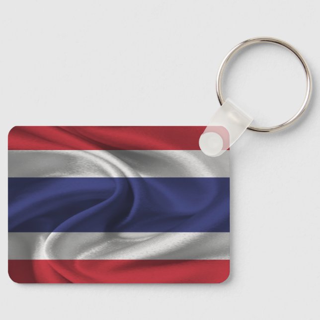 Thailand Flagga Keychain Nyckelring (Framsida)