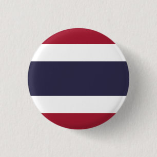 Thailand Flagga Knapp