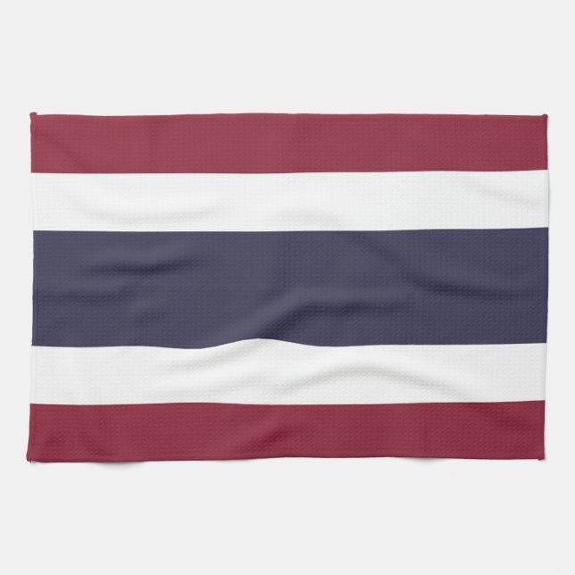 Thailand flagga kökshandduk (Horisontell)