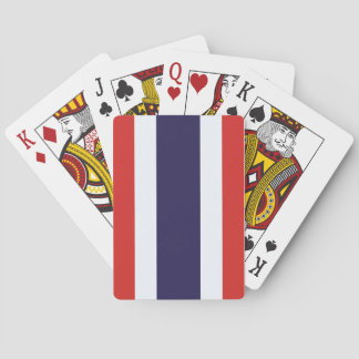 Thailand flagga kortlek