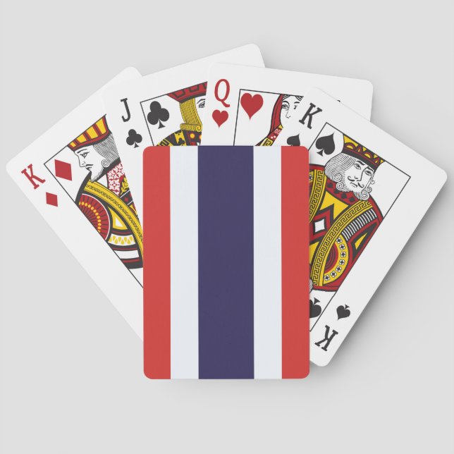 Thailand flagga kortlek (Baksidan)
