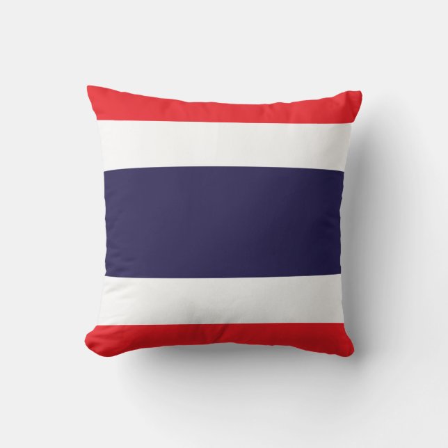 Thailand Flagga Kudde (Framsida)