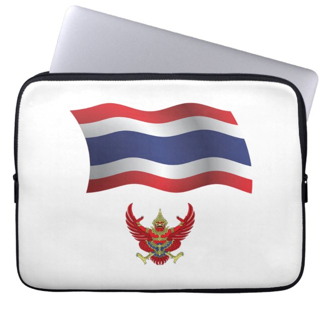Thailand flagga laptop fodral (Framsidan)